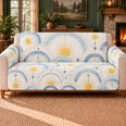 Halo Sun Circles Sofa Cover, Weather Decor, Gift for Weather Enthusiasts