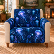 Lantern Organism Scatter sofa cover on a beige armchair