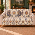 Leo Sun Rosette Repeat Sofa Cover, Zodiac Decor, Gift for Leo Birthdays