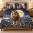 Lion Full Moon Mountain Quilt Set