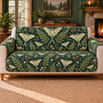 Luna Moth Fern Repeat Sofa Cover, Nature Decor, Gift for Insect Lovers