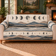 Lunar Strata Repeat Sofa Cover, Lunar Decor, Gift for Moon Lovers
