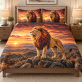 Majestic Lion Sunset Safari Quilt Set