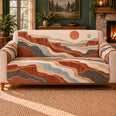 Mars Contour Bands Sofa Cover, Mars Landscape Decor, Gift for Space Science Fans