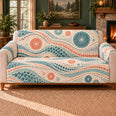 Membrane Wave Rhythm Sofa Cover, Biology Decor, Gift for Biology Lovers