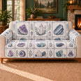 Mineral Cabinet Tiles Sofa Cover, Geology Decor, Gift for Mineral Collectors