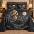 Moonwatch Doodle Goldendoodle Quilt Set