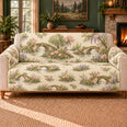 Moss Bridge Frieze Sofa Cover, Fairy Garden Decor, Gift for Fairy Lovers