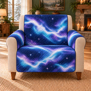 Nebula Current Bands sofa cover on a beige armchair