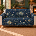 Night Navigation Lattice Sofa Cover, Night Sky Decor, Gift for Stargazers