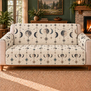 Night Phase Garlands sofa cover on a beige sofa