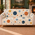 Orbit Loop Meadow Sofa Cover, Planet Decor, Gift for Young Space Fans