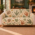 Prehistoric Footprint Mosaic Sofa Cover, Prehistoric Decor, Gift for Dinosaur Lovers
