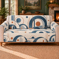 Ring Habitat Arcs Sofa Cover, Space Station Decor, Gift for Sci-Fi Worldbuilders