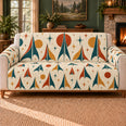 Rocket Fin Geometry Sofa Cover, Retro Space Decor, Gift for Rocket Fans