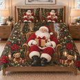 Santa Claus Christmas Quilt Set