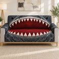 Shark Mouth Sofa Cover, Bold Ocean Home Decor, Gift for Shark Lovers