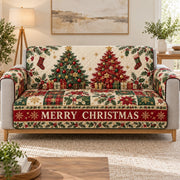 Christmas Trees Sofa Cover, sofa view