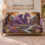 Purple Dragon Forest Sofa Cover, sofa view