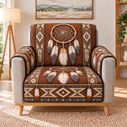 Dreamcatcher Feather Sofa Cover, single-seat armchair view