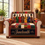 Juneteenth Heritage Sofa Cover, Black Culture Couch Protector Gift