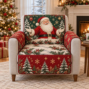 Santa Christmas Sofa Cover mockup 2