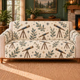 Telescope Botanical Sprigs Sofa Cover, Astronomy Decor, Gift for Astronomers