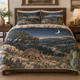 Texas Armadillo Hill Country Quilt Set | Western Bedding Gift for Wildlife Lovers