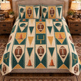American Football Quilt Set, Football Practice Pennants, Gift for Football Fans