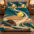 Fastpitch Softball Quilt Set, Pitching Circle Rhythm, Gift for Softball Players