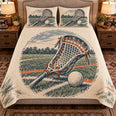 Field Lacrosse Quilt Set, Lacrosse Pocket Study, Gift for Lacrosse Players