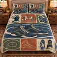 Scholastic Wrestling Quilt Set, Wrestling Shoe Studies, Gift for Wrestlers