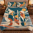 Street Skateboarding Quilt Set, Skateboard Deck Gallery, Gift for Skateboarders