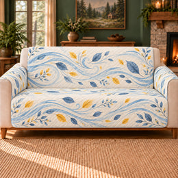 Wind Line Meander Sofa Cover, Weather Decor, Gift for Weather Enthusiasts