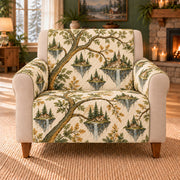 World Tree Branch Islands sofa cover on a beige armchair